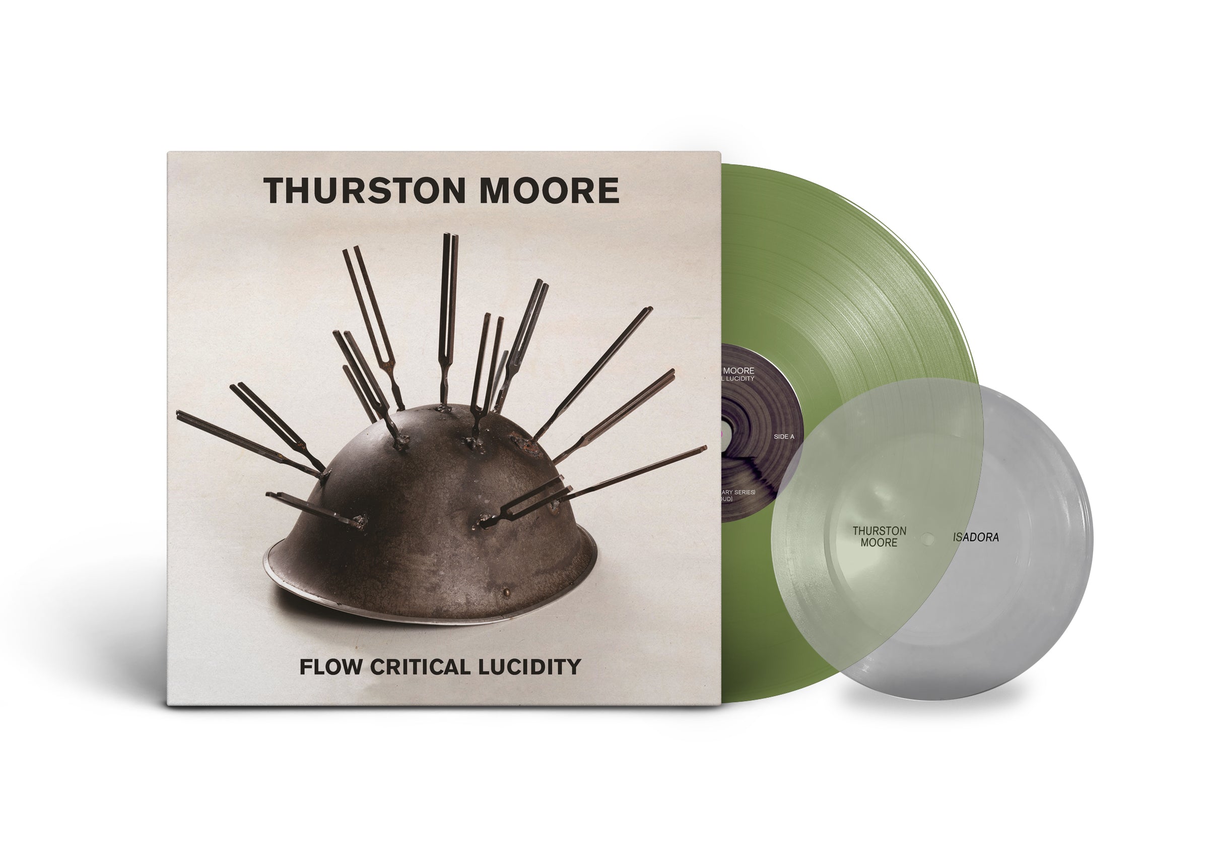 Thurston Moore - Flow Critical Lucidity (Green Vinyl + Clear 7” Flexi)