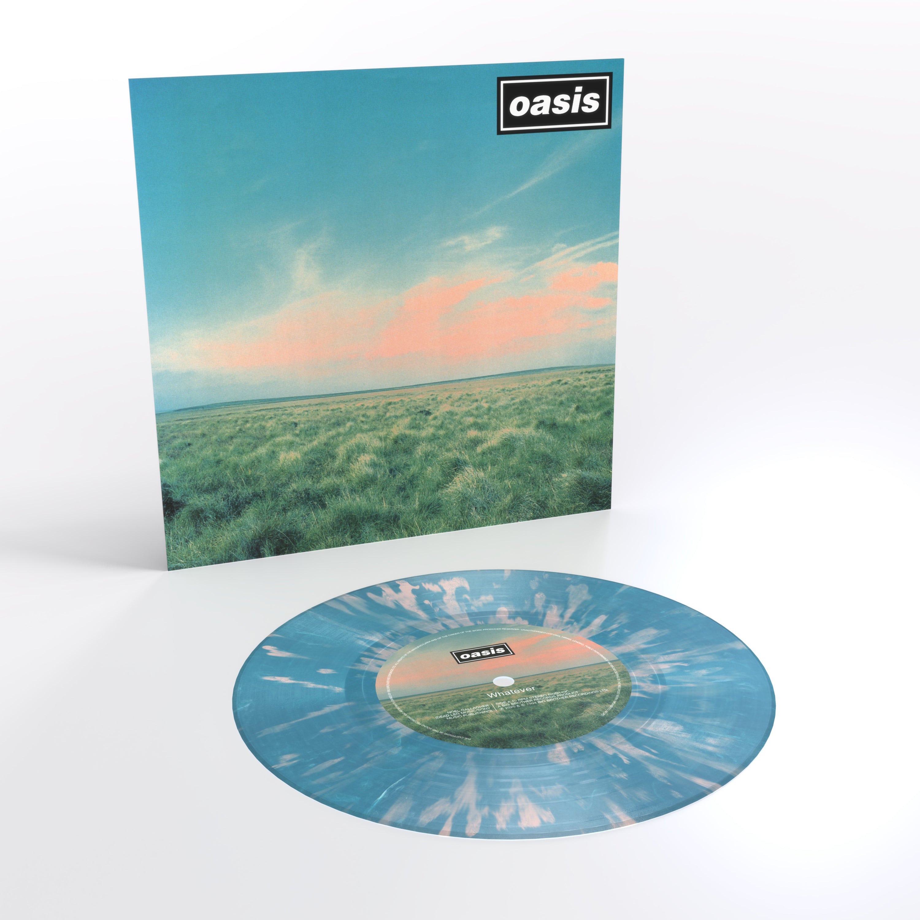 Oasis - Whatever (Pink & Blue Splatter 7" Vinyl)