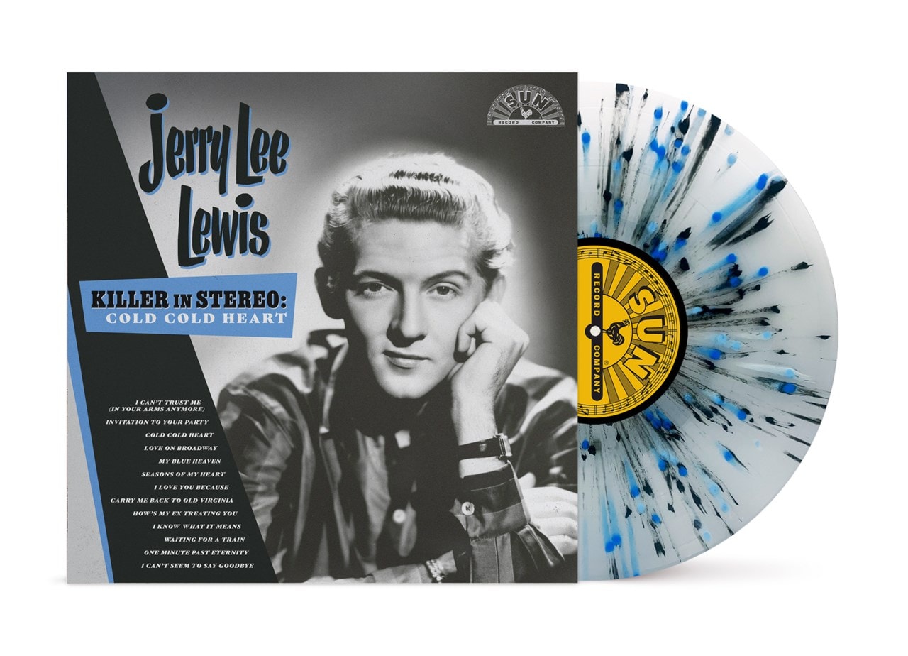 Jerry Lee Lewis - Killer In Stereo: Cold, Cold Heart (Black/White/Blue Splatter Vinyl)