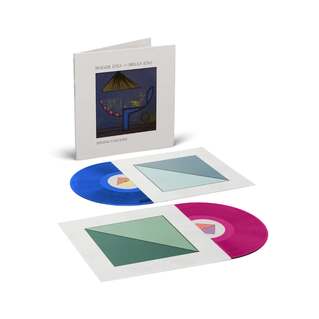 Roger & Brian Eno - Mixing Colours (Pink & Blue Vinyl)